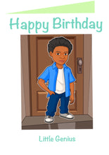Load image into Gallery viewer, HS Birthday Card (Little Genius)
