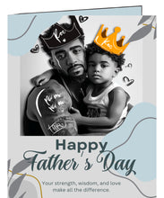 Load image into Gallery viewer, HS Father’s Day Card (Matching Crowns)