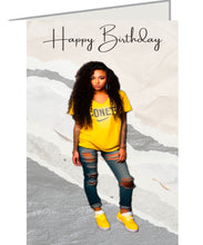 Load image into Gallery viewer, HS Birthday Card (Casual Curly)