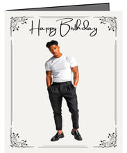 Load image into Gallery viewer, HS Birthday Card (White T)