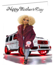 Load image into Gallery viewer, HS Mothers Day Card (White G Wagon)