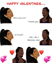 Load image into Gallery viewer, HS Valentines Card (Viral Meme Couple 2)