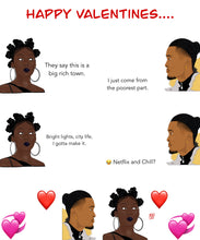 Load image into Gallery viewer, HS Valentines Card (Viral Meme Couple 1)