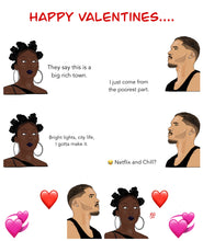 Load image into Gallery viewer, HS Valentines Card (Viral Meme Couple 1)