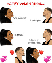 Load image into Gallery viewer, HS Valentines Card (Viral Meme Couple 2)