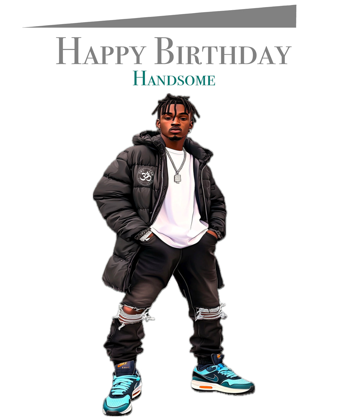 HS Birthday Card (Blue Airmax)