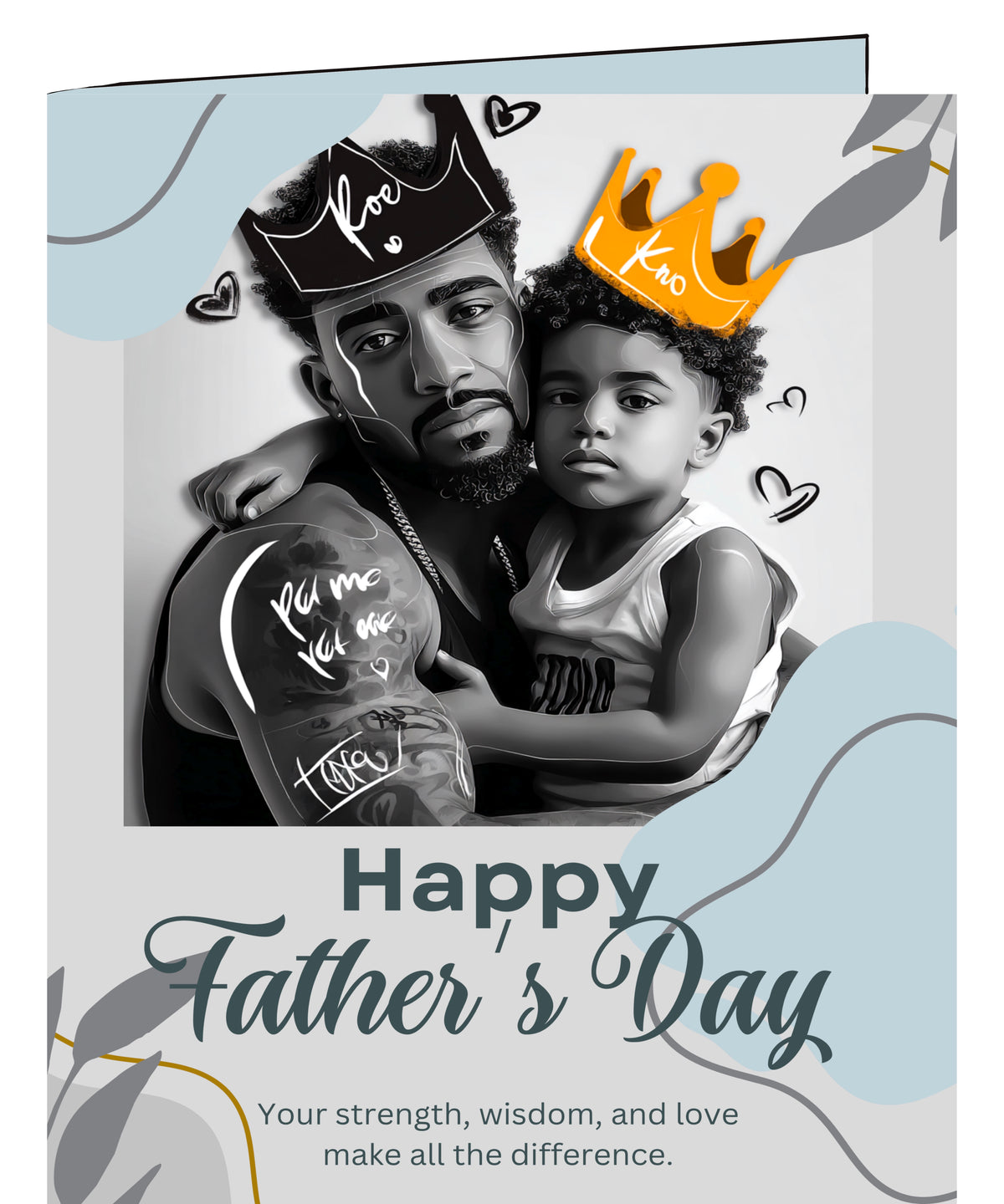 HS Father’s Day Card (Matching Crowns)