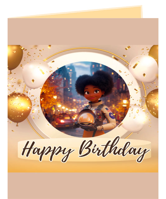 HS Birthday Card (Astronaut 2)