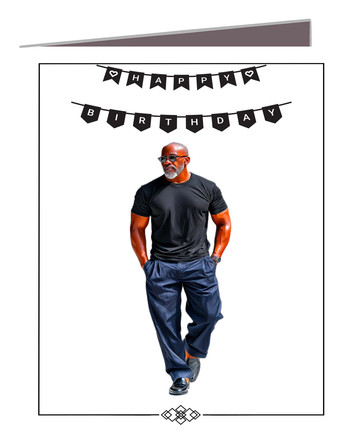 HS Birthday Card (Black T)