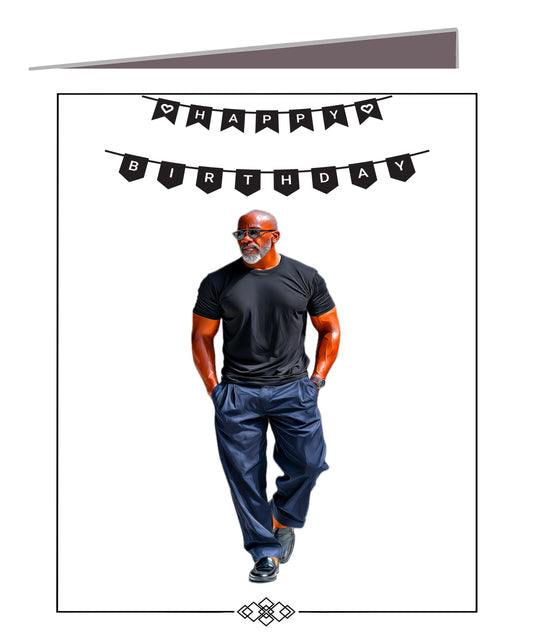 HS Birthday Card (Black T)