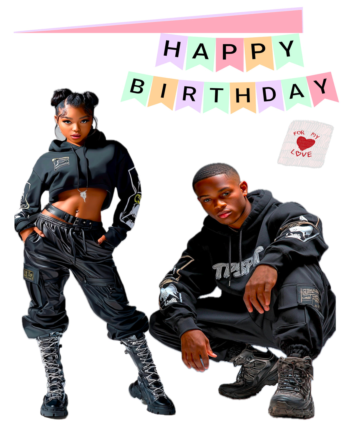 HS Birthday Card (young couple)