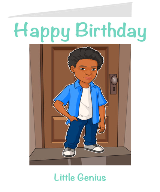 HS Birthday Card (Little Genius)