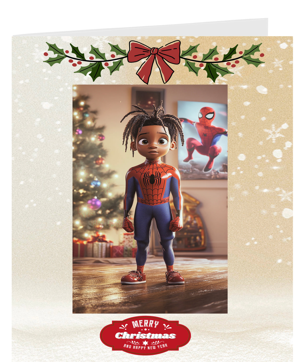 HS Xmas Card (Myles Morales)