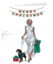 Load image into Gallery viewer, HS Xmas Card (Silver Goddess Locks)

