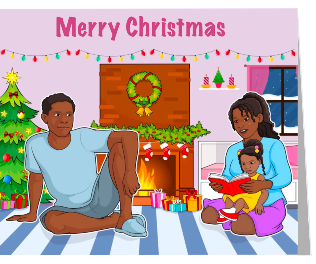 HS Xmas Card (Young Family of 3)
