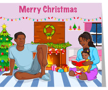 Load image into Gallery viewer, HS Xmas Card (Young Family of 3)
