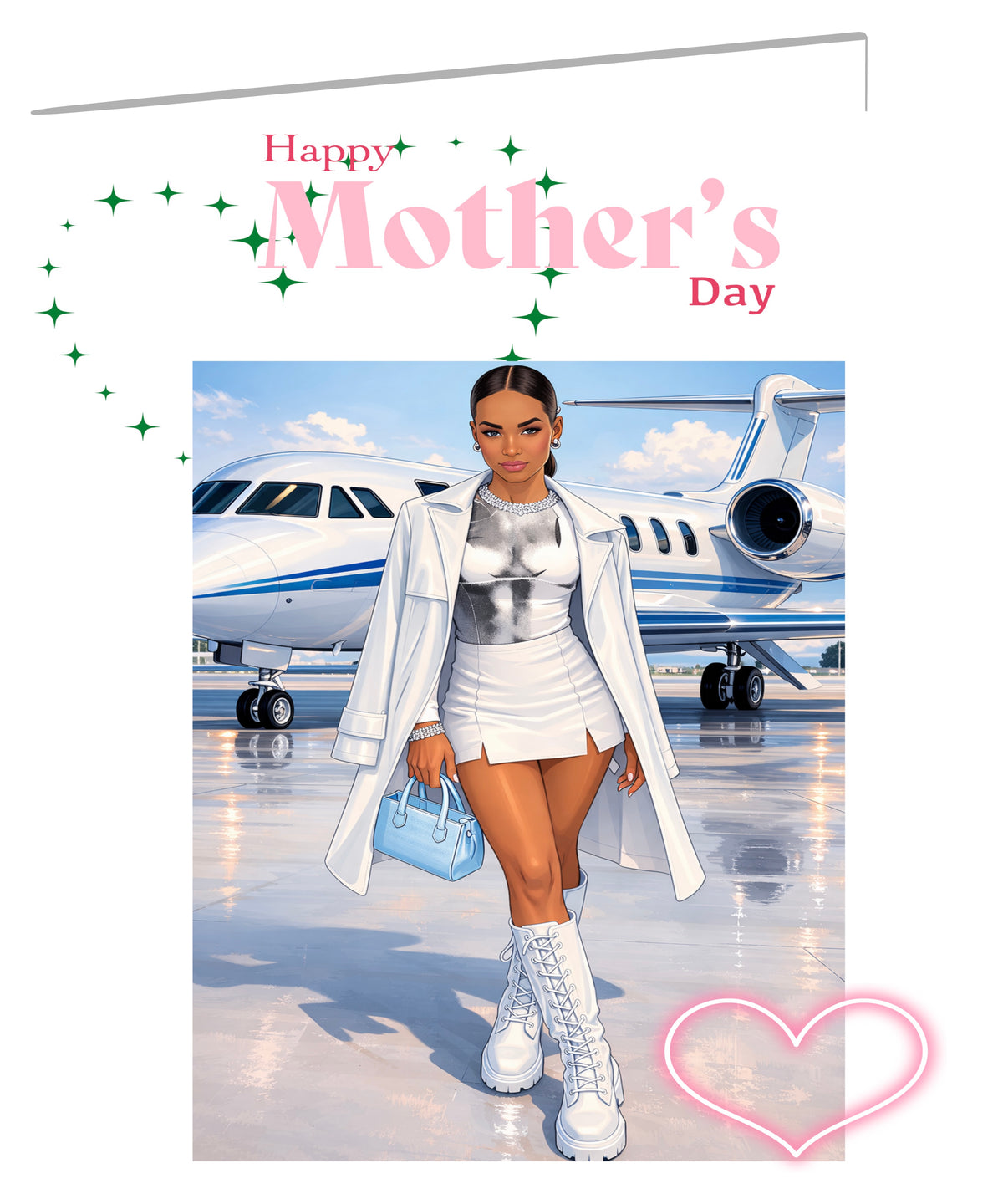 HS Mothers Day Card (private jet)