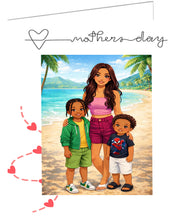 Load image into Gallery viewer, HS Mothers Day Card (tropics)
